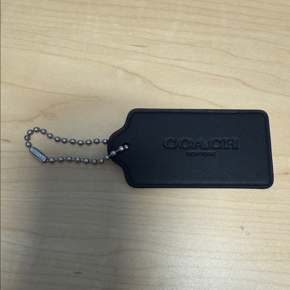 Coach Rexy Dino Black with Silver Hangtag Bag Charm - Picture 3 of 4